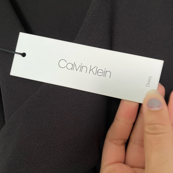 **sold elsewhere** Calvin Klein size 10 black cut out Jumpsuit with tie waist - Picture 8 of 8